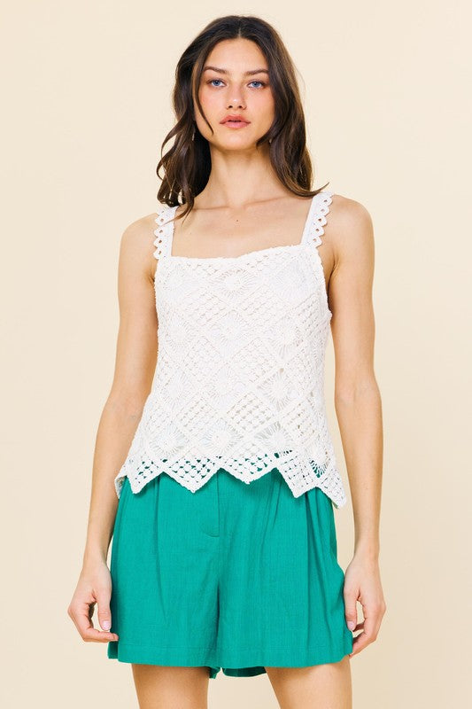 Pleated Lined Linen Dress Shorts